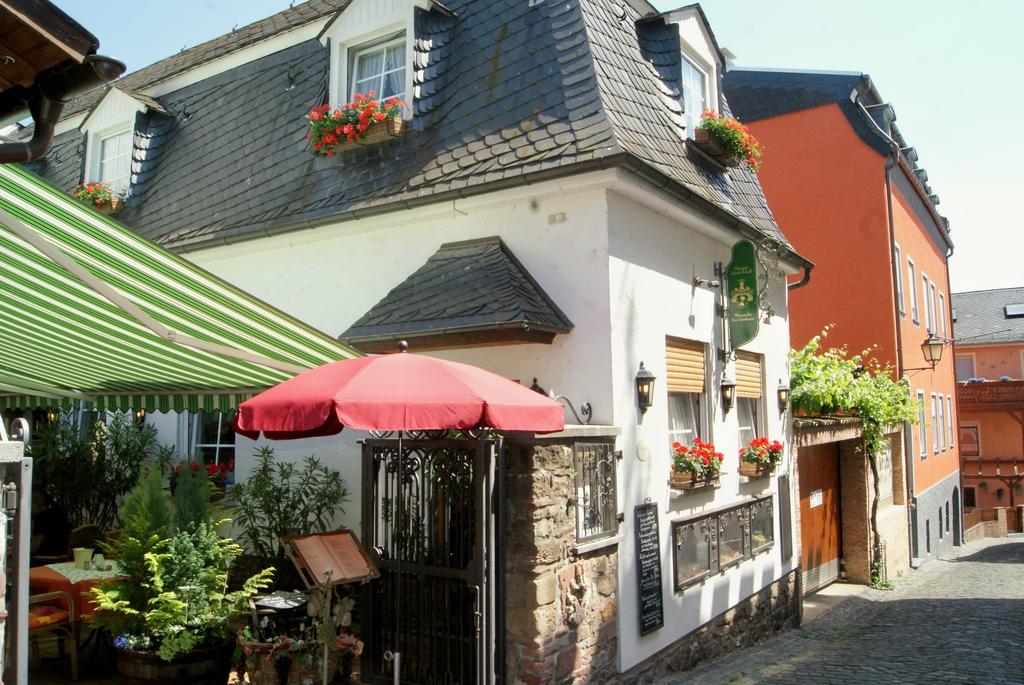 Hotel Zur Lindenau Rüdesheim am Rhein Exterior foto