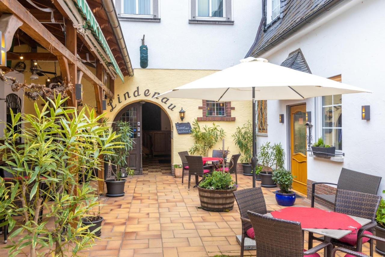 Hotel Zur Lindenau Rüdesheim am Rhein Exterior foto
